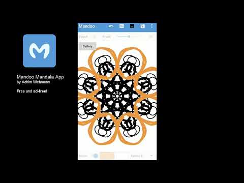 Mandoo: Mandala drawing App для Android — официальный трейлер