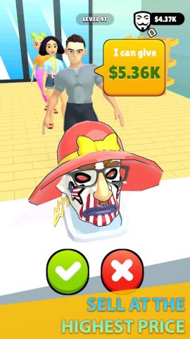 Mask Evolution: 3D Run Game для Android — скриншот 1