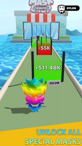 Mask Evolution: 3D Run Game для Android — скриншот 3