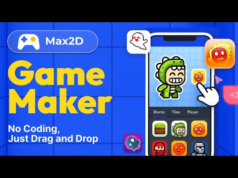 Max2D: ИИ создание игр движок для Android — официальный трейлер