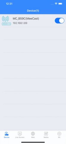 MeeCast TV для iOS — скриншот 1