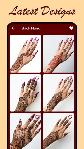 Mehndi Design 2026 для Android — скриншот 3