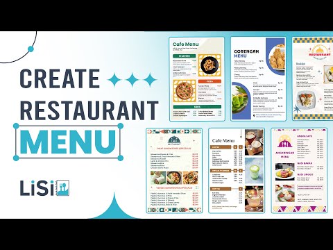 Menu Maker, Menu Templates для Android — официальный трейлер