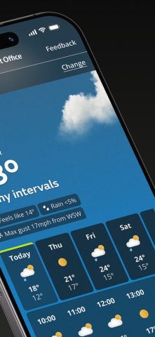 Met Office Weather Forecast для iOS — скриншот 2