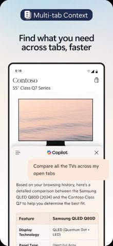 Microsoft Edge Beta для Android — скриншот 4