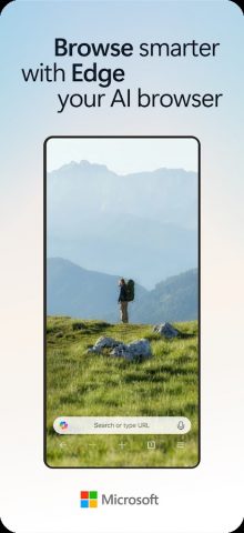 Microsoft Edge Canary для Android — скриншот 1