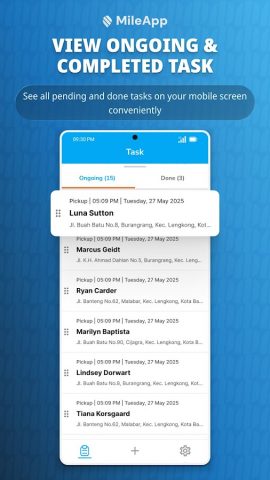 MileApp Field для Android — скриншот 4
