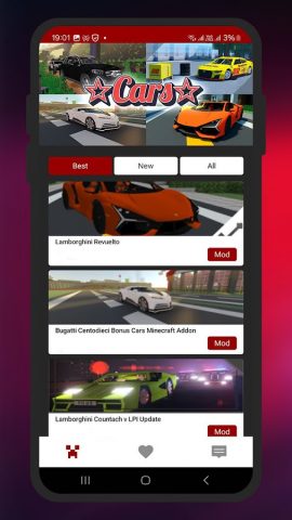 Моды на машины для Майнкрафт для Android — скриншот 1