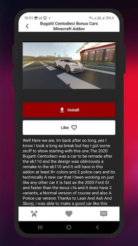 Моды на машины для Майнкрафт для Android — скриншот 3