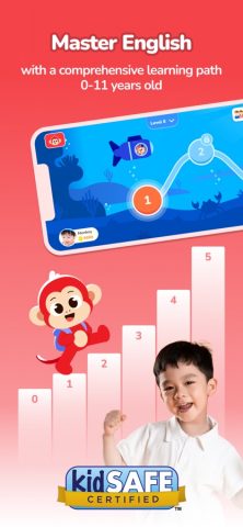 Monkey Junior-English For Kids для iOS — скриншот 1