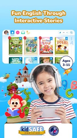 Monkey Stories:Books & Reading для Android — скриншот 1