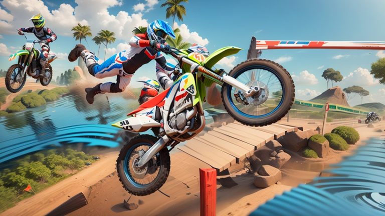 Motocross Bike Racing Game для Android — скриншот 2