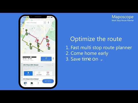 Multi-Stop Route Planner для Android — официальный трейлер