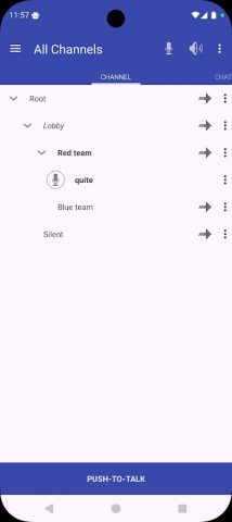 Mumla — Mumble VoIP для Android — скриншот 2