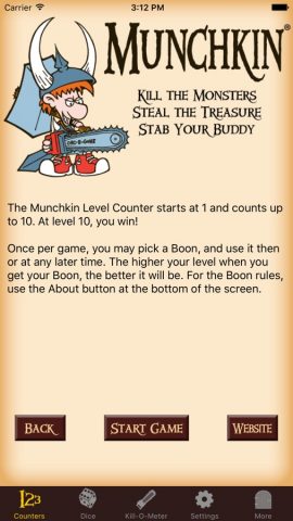 Munchkin Level Counter для iOS — скриншот 3
