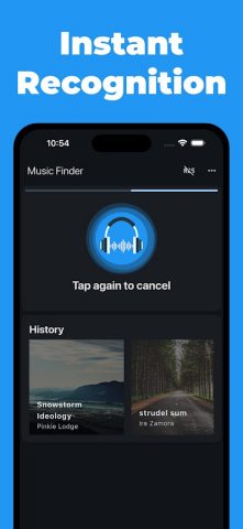 Music Finder: Song Recognition для Android — скриншот 1
