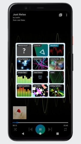 Music Visualizer для Android — скриншот 4
