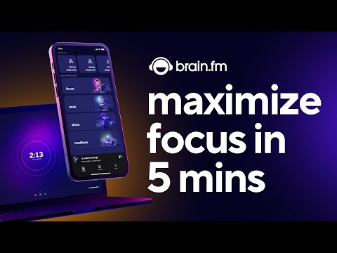 Music for Focus by Brain.fm для Android — официальный трейлер