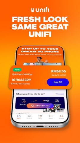 MyUnifi для Android — скриншот 1