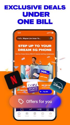 MyUnifi для Android — скриншот 4