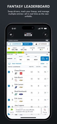 NASCAR MOBILE для iOS — скриншот 5