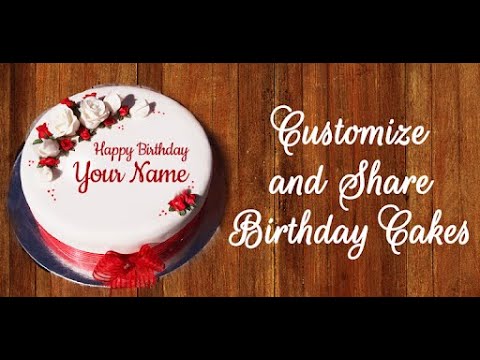 Name On Birthday Cake & Photo для Android — официальный трейлер