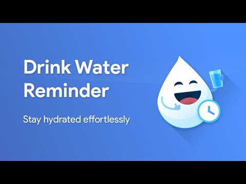 Напоминание пить воду для Android — официальный трейлер