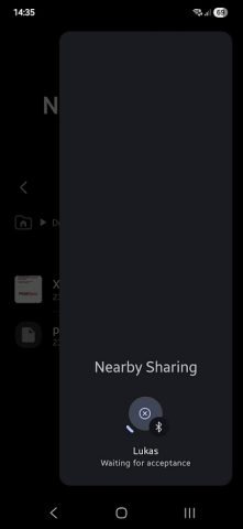 Nearby Sharing для Android — скриншот 3