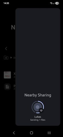 Nearby Sharing для Android — скриншот 4