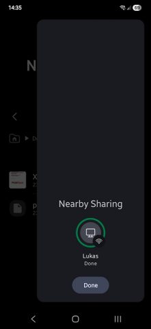 Nearby Sharing для Android — скриншот 5