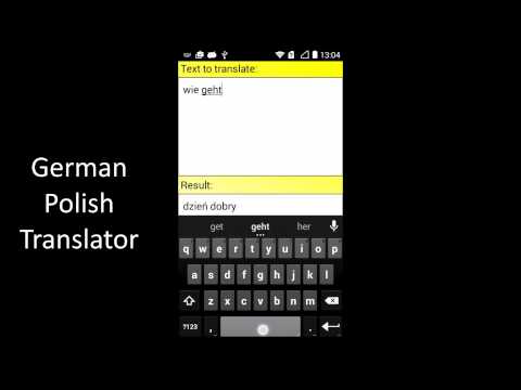Немецкий Польский переводчик для Android — официальный трейлер