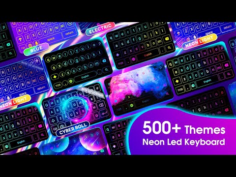 клавиатура — Neon LED Keyboard для Android — официальный трейлер