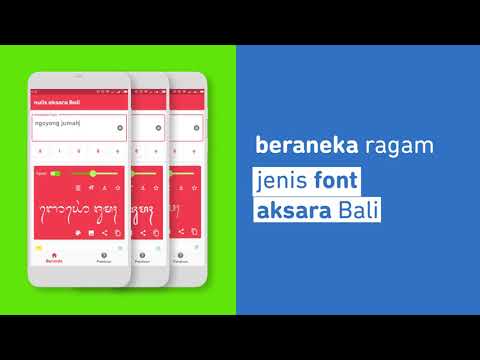Nulis Aksara Bali для Android — официальный трейлер
