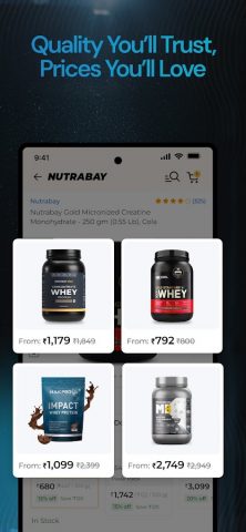 Nutrabay: Supplements Store для Android — скриншот 5