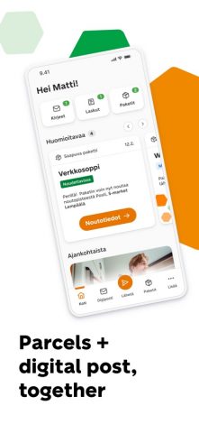 OmaPosti для iOS — скриншот 1