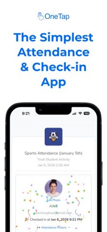 OneTap Check-In для iOS — скриншот 1