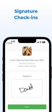 OneTap Check-In для iOS — скриншот 5