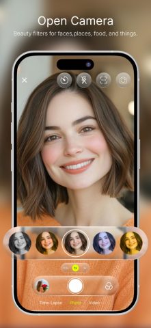 Open camera app — скриншот 1