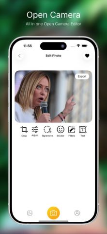 Open camera app — скриншот 4