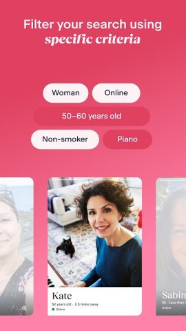 OurTime: Dating App for 50+ для Android — скриншот 4