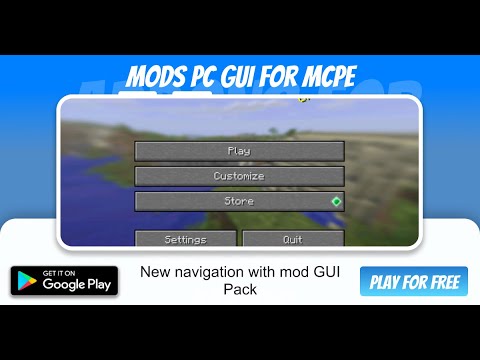 PC GUI Pack for Minecraft PE для Android — официальный трейлер