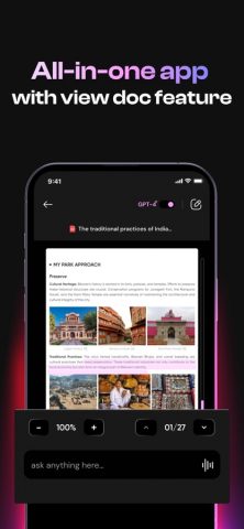 PDF AI: PDF Summarizer & Chat для iOS — скриншот 2