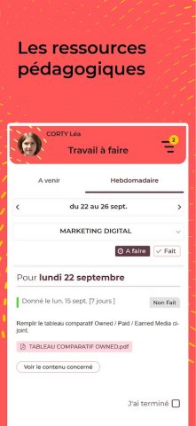 PRONOTE Campus для Android — скриншот 5
