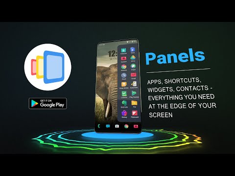Panels панель быстрого доступа для Android — официальный трейлер