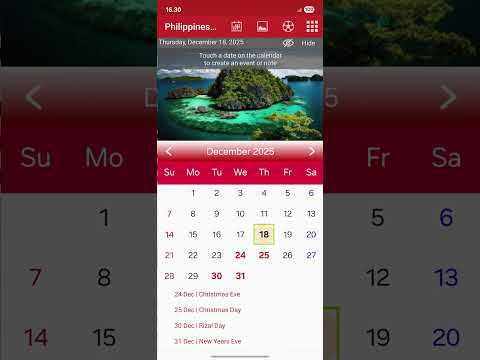 Philippines Calendar 2026 для Android — официальный трейлер