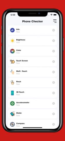 Phone Checker — Test My Device для iOS — скриншот 1