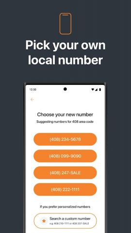 Phoner: Second Phone Number для Android — скриншот 3