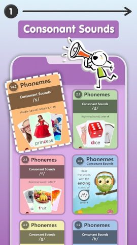 Phonics & ABC — Kids’ Reading для Android — скриншот 2
