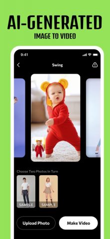 Photo Dance: AI Baby Dance для iOS — скриншот 1