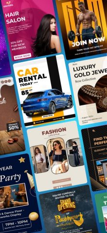 Pixel Lab Logo Maker & Flyer для iOS — скриншот 4